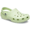 Sandálias Crocs Classic Beach Unissexo Cinza e Verde
