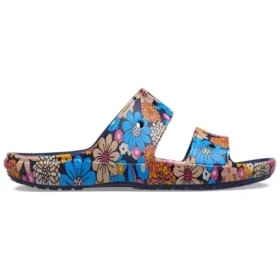 Sandálias Crocs Classic Retro Floral «Blue Multi»