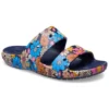 Sandálias Crocs Classic Retro Floral «Blue Multi»