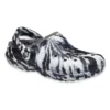 Sandálias de exterior Classic Lined Clog «Marbled White Black»