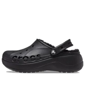 Sandálias de plataforma forradas Baya Lined Clog «Black»