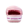 Sandálias de praia Crocband unissexo rosa e roxo