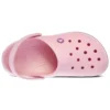 Sandálias de praia Crocband unissexo rosa e roxo