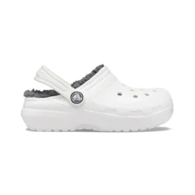 Sandálias desportivas Crocs Classic Clog para criança «Branco Cinza»