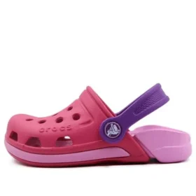Sandálias desportivas Crocs Classic Clog para criança «Vermelho, Rosa, Roxo»