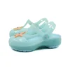Sandálias Isabella minimalistas e casuais em azul-celeste