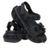 Sandálias Soho “Black” da Crocs x Simon Rocha