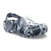 Sandálias unissexo Beach Marbled pretas e brancas «Black White»