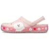 Sandálias unissexo Crocs x Line Friends Beach Pink