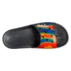 Sapatos casual unissexo preto e azul escuro