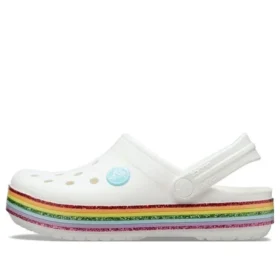 Sapatos Crocband Rainbow «Branco Multicolorido»