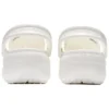 Sapatos de praia retro Classic Clog Clouds, brancos