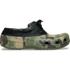 Sapatos de vela clássicos com padrão de camuflagem Duck