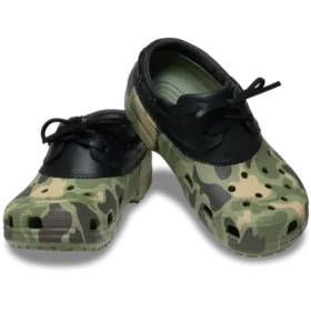Sapatos de vela clássicos com padrão de camuflagem Duck