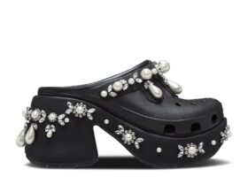 Simone Rocha x Siren Spiked Clog «Preto»