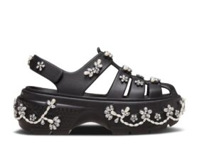 Simone Rocha x Stomp Sandálias de Pescador «Black»