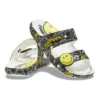 SmileyWorld x Classic Sandal «Preto e Branco»