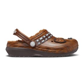 Star Wars x Classic Lined Clog para crianças ‘Chewbacca’