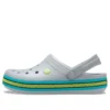 Tiras Crocband com fecho de correr «Grey Aqua»
