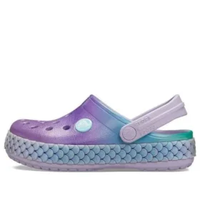 Tiras Crocband Rainbow Glitter Clogs “Purple Blue”