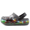 Tiras Fun Lab Train Clogs “Cinza Multicolorido”