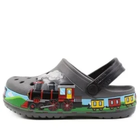 Tiras Fun Lab Train Clogs “Cinza Multicolorido”