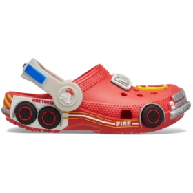 Tênis clássico para crianças «Iam Fire Truck Lights» com alça traseira