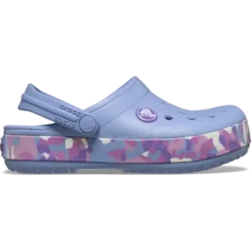 Tênis Crocband Glow Confetti Band Clog para crianças
