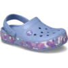 Tênis Crocband Glow Confetti Band Clog para crianças