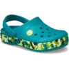 Tênis Crocband Glow Confetti Band Clog para crianças