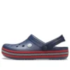 Tocados Crocband Clog com fecho de correr «Navy Red»