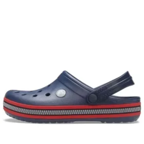 Tocados Crocband Clog com fecho de correr «Navy Red»